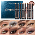 Langmanni Metallic Eyeshadow Sticks 8-Pc Set | 16 Shades Eyeshadow Stick Set QXL A