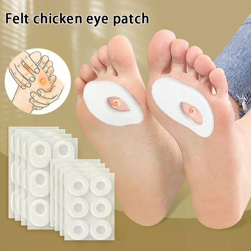 6-Pack Foam Foot Corn Cushion Pads | Self-Adhesive Round & Oval Foot Corn Cushion Pads QXL