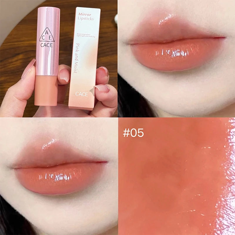 CACE Watery Mirror Lip Gloss | Hydrating Long-Lasting Lip Tint Lip Gloss Tint QXL 05