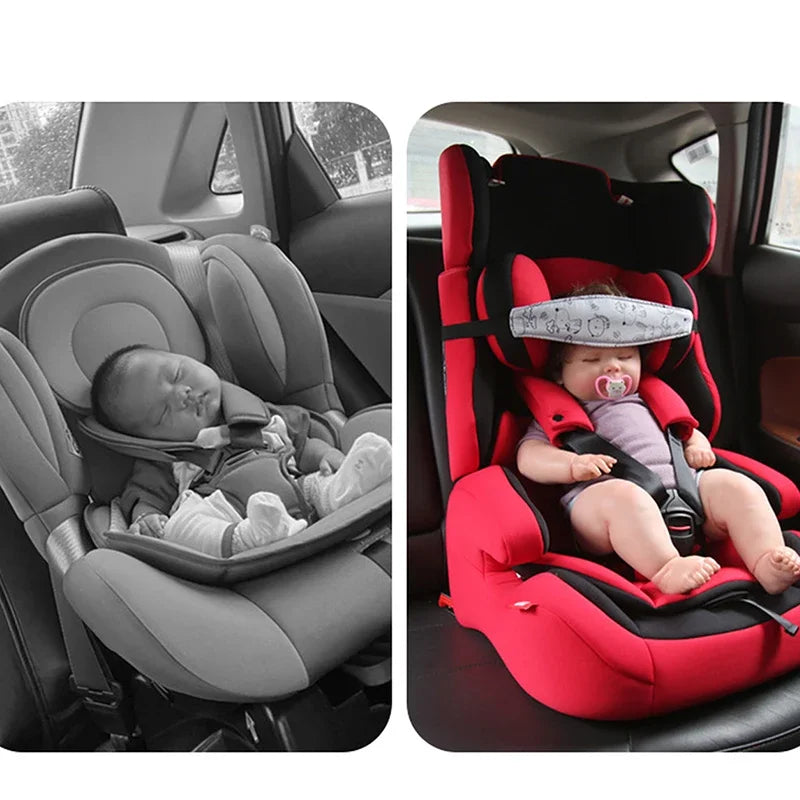 Baby Head Support Pillow & Adjustable Stroller Safety Belt Baby Head Support Pillow QXL