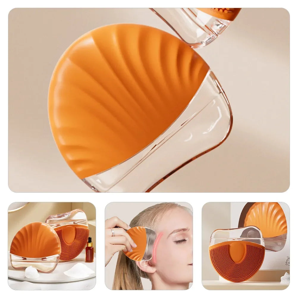Silicone Gua Sha Face Scraper | Facial Massager for Lifting Gua Sha Face Tool QXL