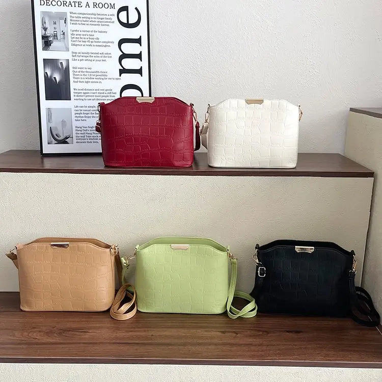 Large Leather Crossbody Diaper Bag – Chic Tote for Moms Crossbody Diaper Bag QXL