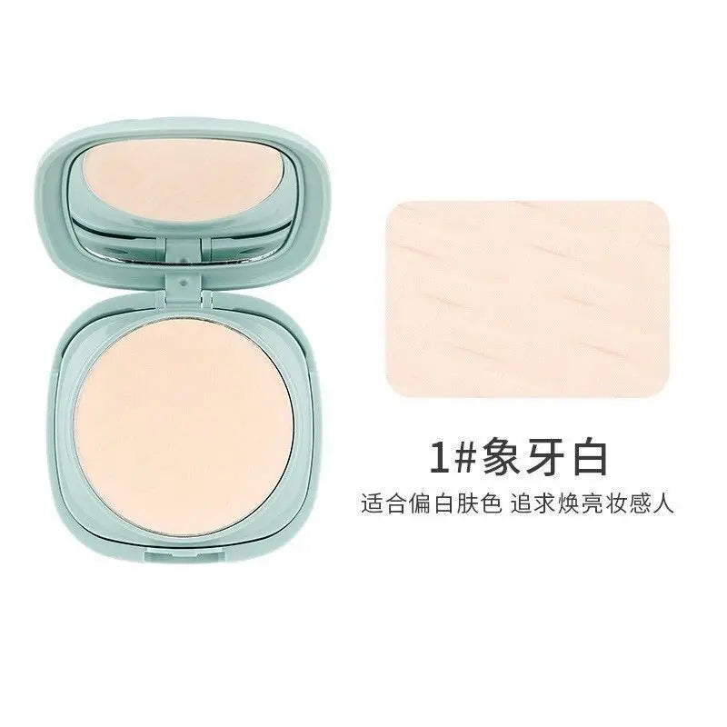 KOK Setting Powder Compact | Oil-Control Matte Finish 9.5g Setting Powder Compact QXL 1 Ivory White