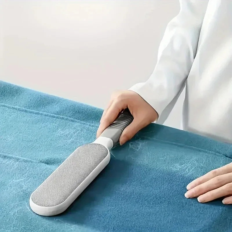 Double-Sided Pet Hair Remover Lint Brush | Clothes & Sofa Pet Hair Lint Brush QXL