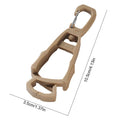 Work Gloves Belt Clip Hanger | Anti-Drop Multi-Purpose Clamp Glove Belt Clip QXL Khaki