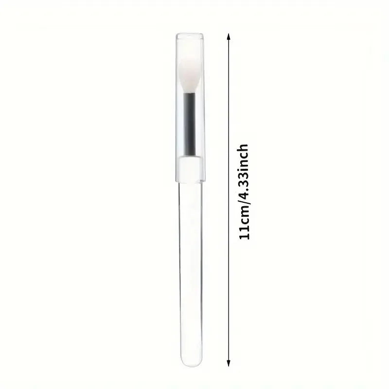 Silicone Lip Brush with Cover | Lipstick & Gloss Applicator Lip Brush Applicator QXL