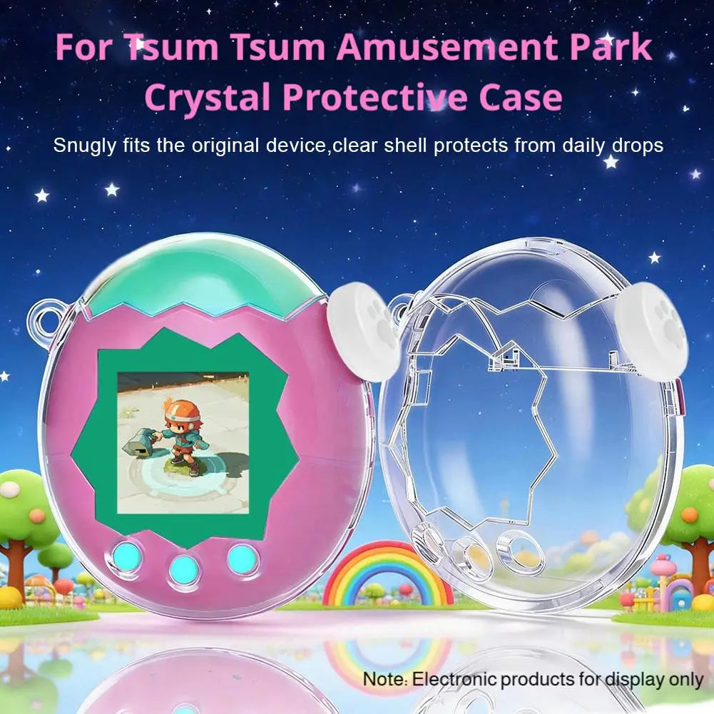 Tamagotchi Paradise PC Protective Case with Button Caps Game Console Case QXL