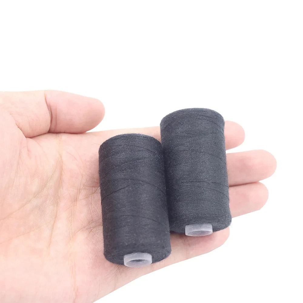 500m 402 Polyester Sewing Thread | Black & White 2-Pack Polyester Sewing Thread QXL