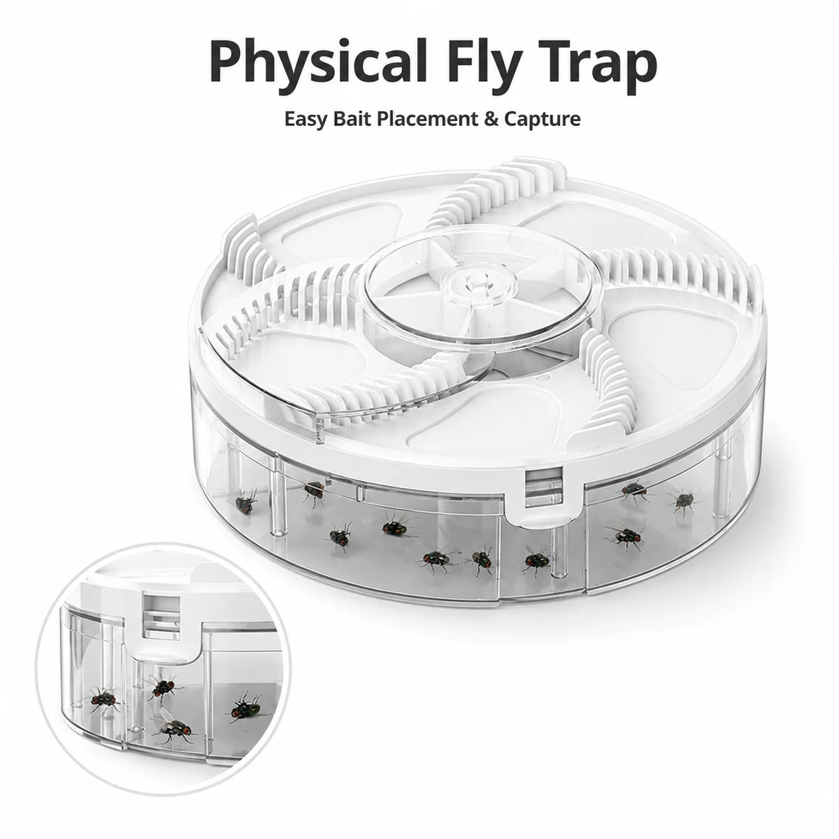 USB Electric Fly Trap Indoor – Silent Automatic Insect Catcher Electric Fly Trap QXL