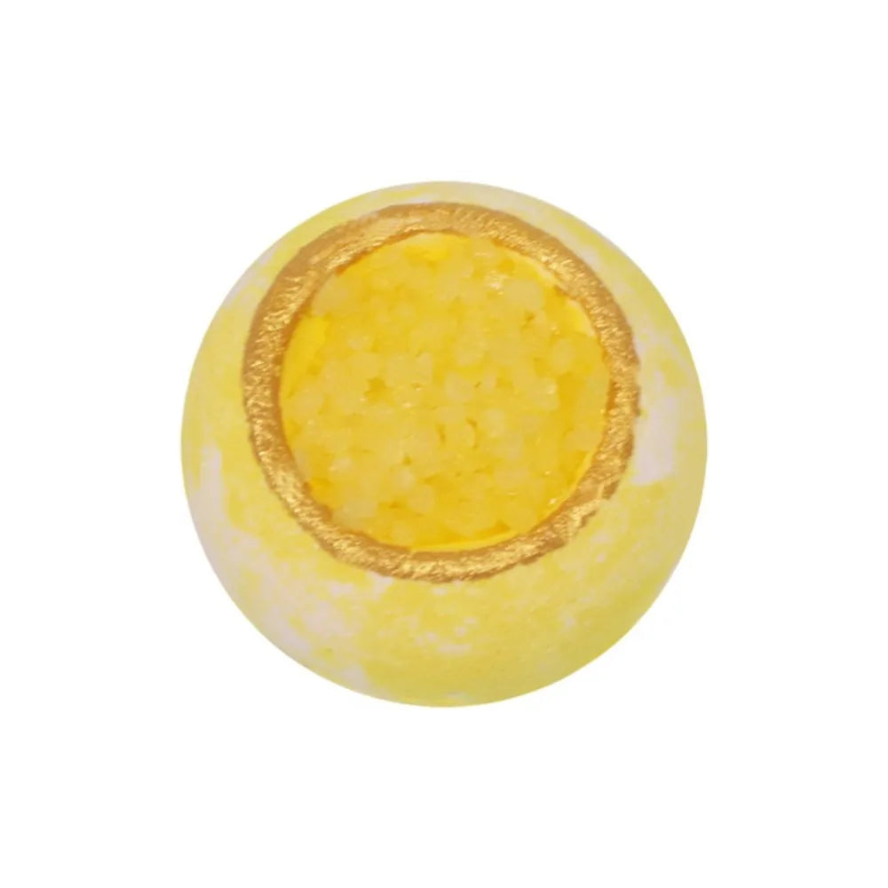 Handmade Essential Oil Bath Bomb Ball | 100g Exfoliating Bath Salt Bath Bomb Ball QXL Calendula-B 5.3cm