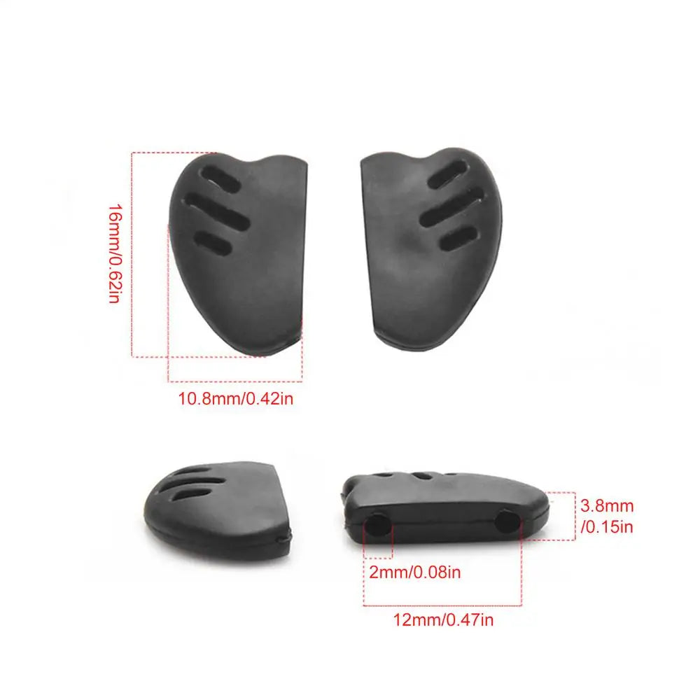 Non-Slip Rubber Nose Pads for Eyeglasses & Sunglasses Eyewear Nose Pads QXL Black 1pair
