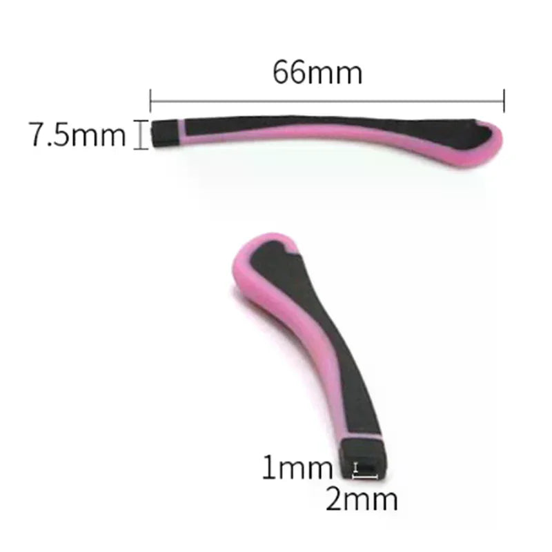 Silicone Eyeglass Ear Hook Covers | Anti-Slip Temple Sleeves Eyeglass Ear Hook Cover QXL