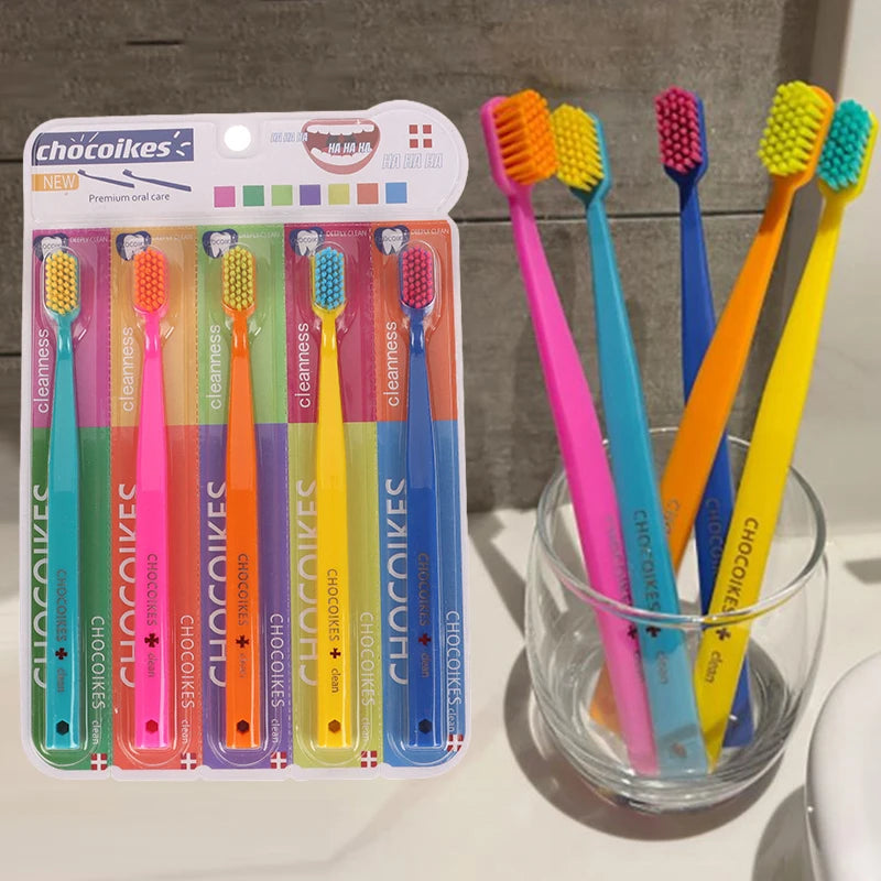 5-Pack Ultra Soft Orthodontic Toothbrush Set | YOVIP Soft Toothbrush Set QXL