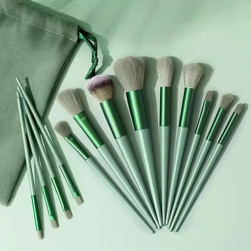 Professional Soft Fluffy Makeup Brush Set – Kabuki & Foundation Makeup Brush Set QXL
