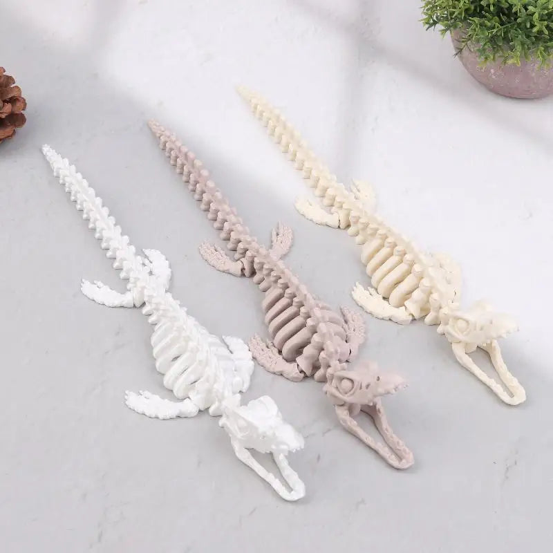 Mosasaurus Skeleton Aquarium Decoration | Fish Tank Ornament Aquarium Ornament QXL
