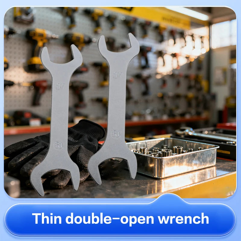 Ultra Thin Double-Head Open End Wrench | Car & DIY Tool Open End Wrench QXL