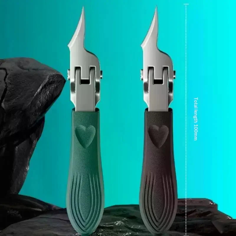 Slanted Stainless Steel Nail Clipper | Anti-Splash Toenail Clipper Nail Clipper QXL