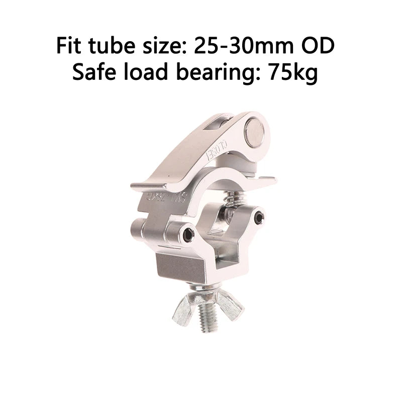 Aluminum Quick Release Single Ring Pipe Clamp | Stage Light Stage Lighting Clamp QXL A1