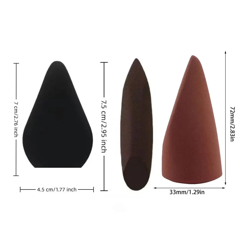 Conical Makeup Blending Sponge | Contour & Concealer Puff Makeup Blending Sponge QXL