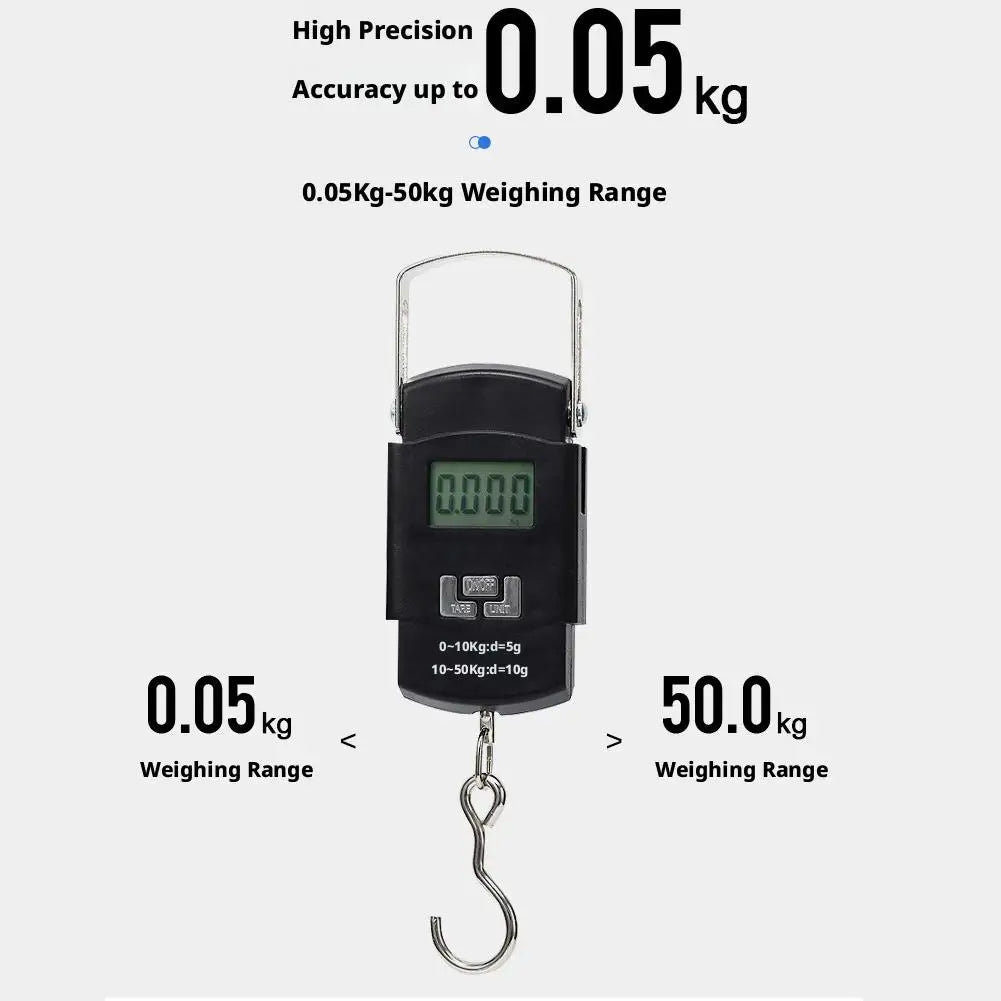 Digital Luggage Scale 110lb/50kg | Backlit LED & Tare Function Digital Luggage Scale QXL