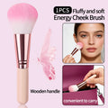 KOSSHOW Lipstick Brush | Pink Wood Handle Compact Makeup Lip Makeup Brush QXL 1PCS