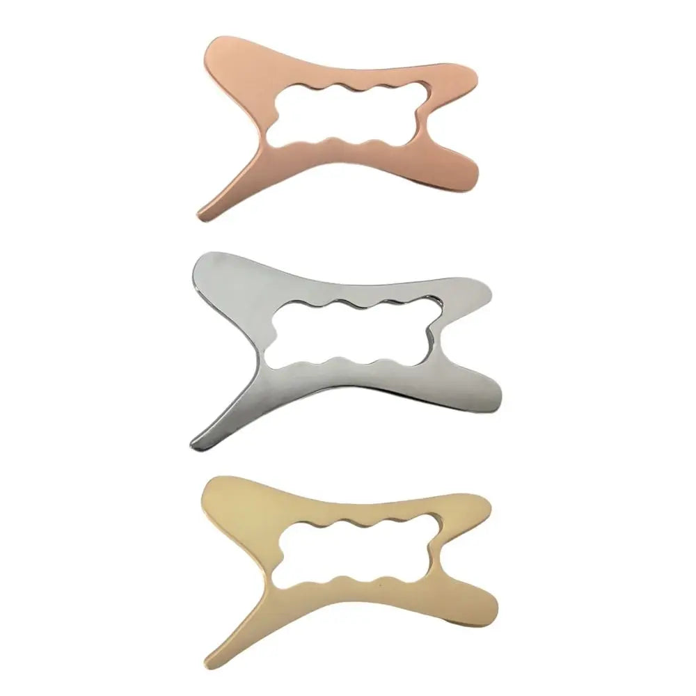 Stainless Steel Gua Sha Scraping Massage Tool | Gold & Silver Gua Sha Massage Tool QXL