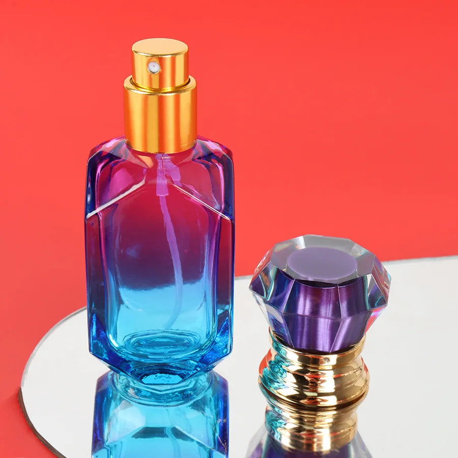 30ml Thick Glass Perfume Spray Bottle with Pump Atomizer Perfume Atomizer Bottle QXL