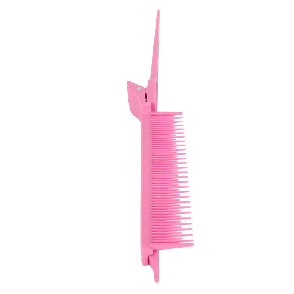 Carbon Fiber Highlighting Tail Comb | Pink Fine Tooth Teasing Hair Styling Comb QXL
