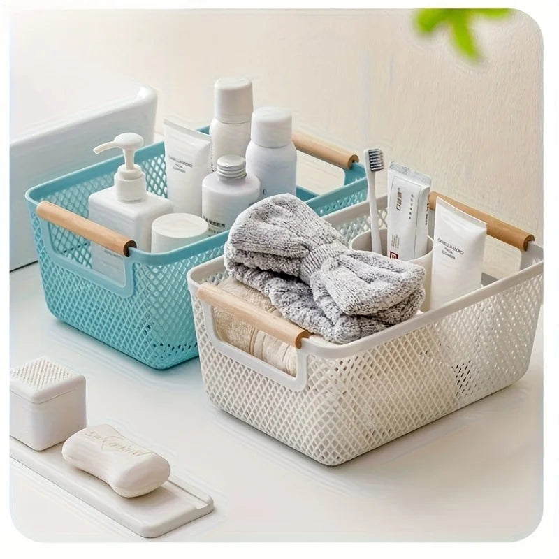 Hollow Plastic Storage Basket | Kitchen, Bathroom & Bedside Storage Basket QXL