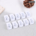 10-Pack Air Tool Wall Mount Hangers | Garage Workshop Rack Tool Wall Mount Rack QXL White