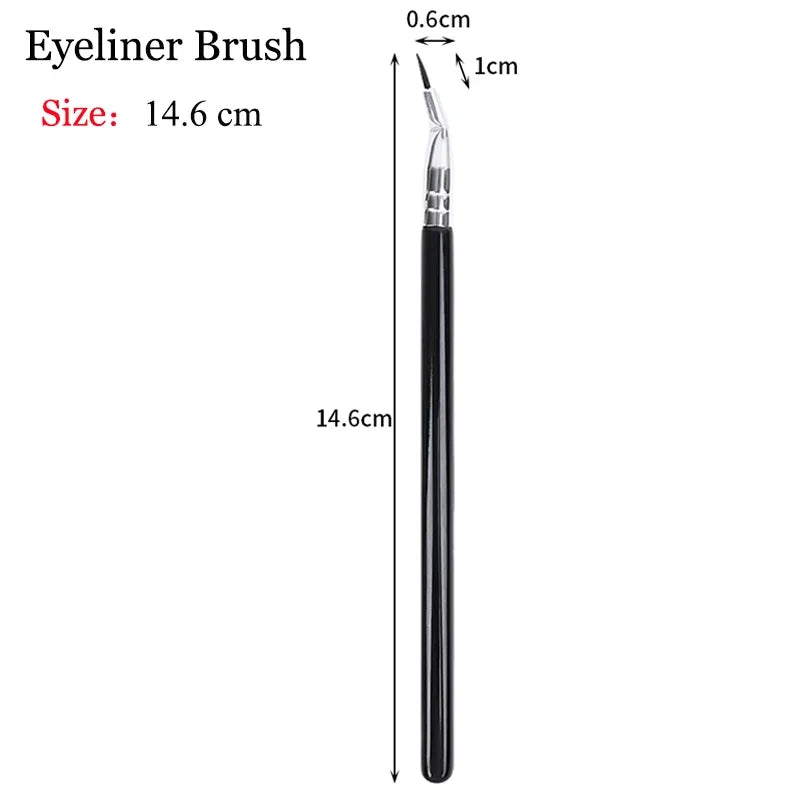 Angled Nose Contour & Eyebrow Brush | Soft Synthetic Makeup Makeup Contour Brush QXL 03