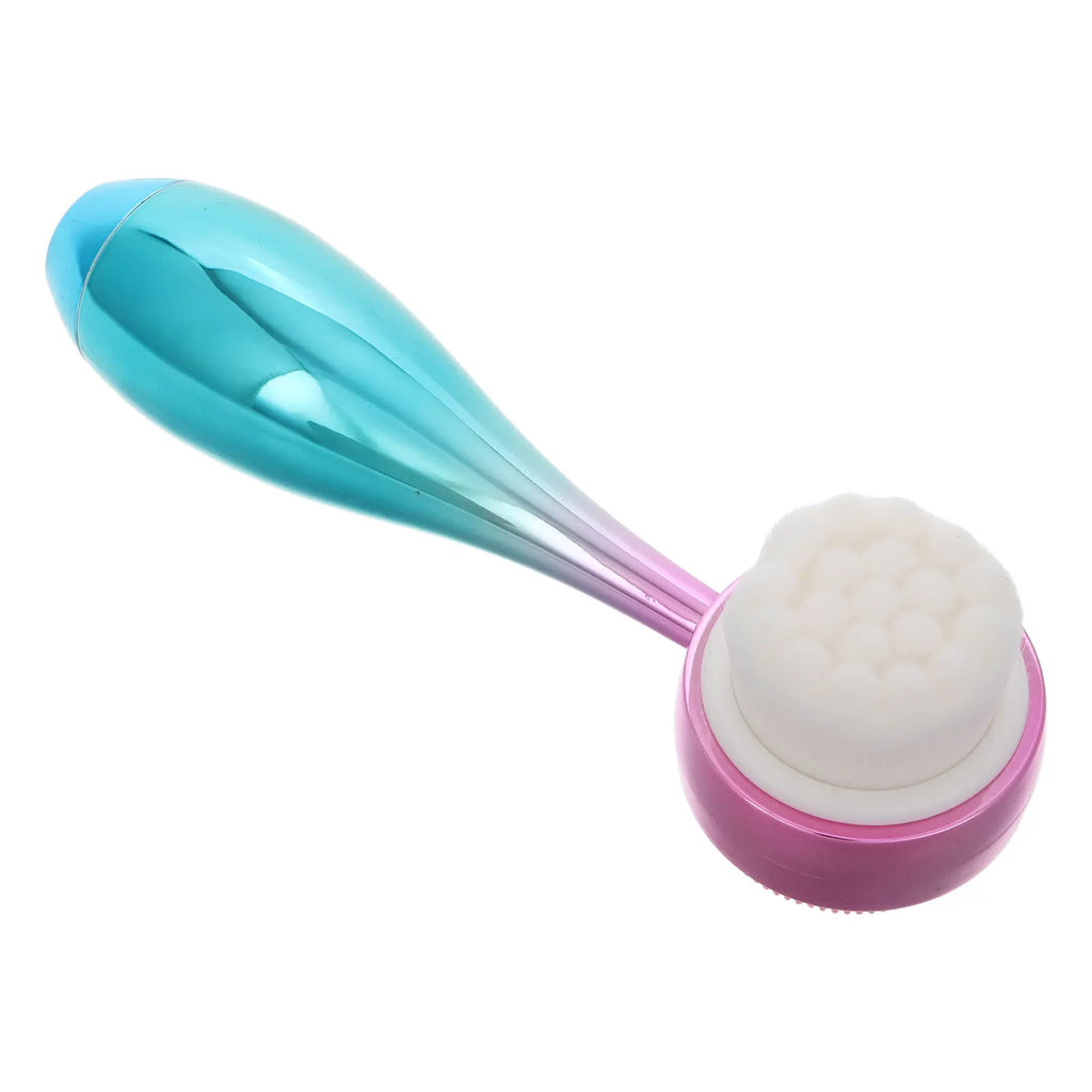 Dual-Sided Silicone Face Brush | Deep Cleanse & Massage Facial Cleansing Brush QXL