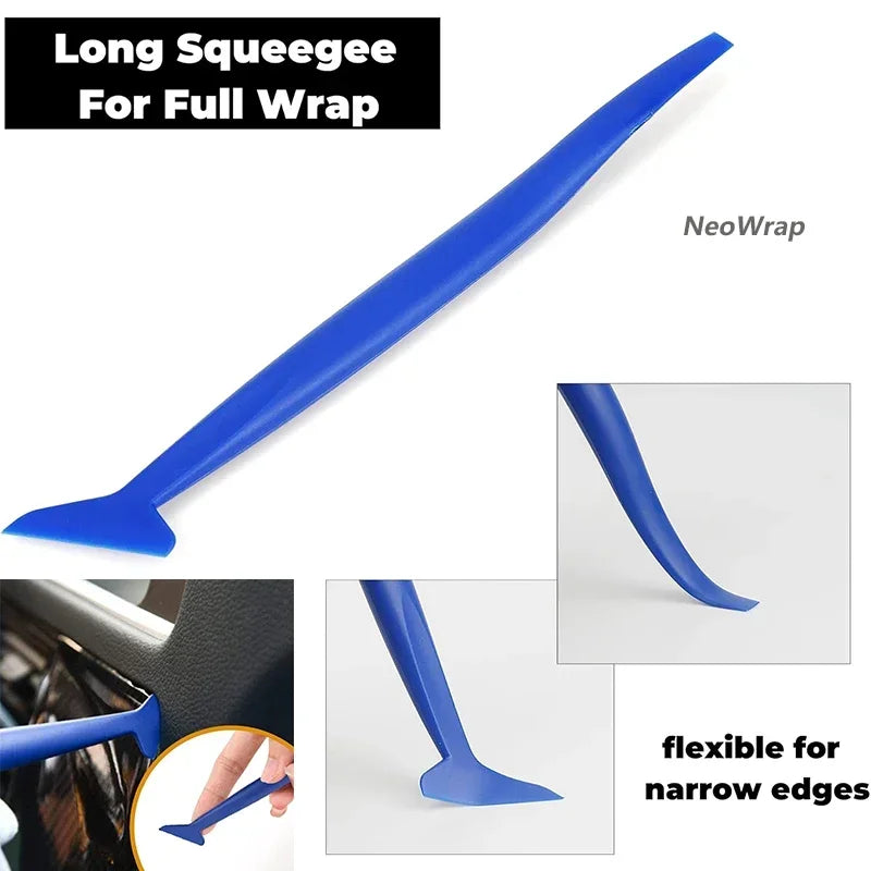 10-Pc Car Vinyl Wrap Tool Kit – Squeegee, Scraper & Knife Vinyl Wrap Tool Kit QXL