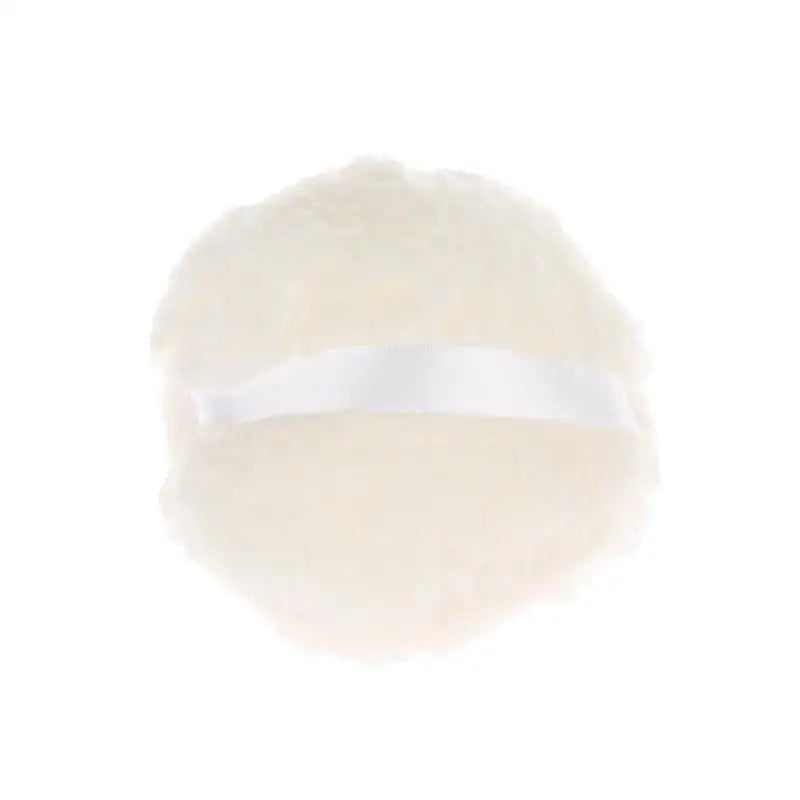 Extra-Large Plush Powder Puff – Soft & Non-Absorbent 13cm Powder Puff QXL White