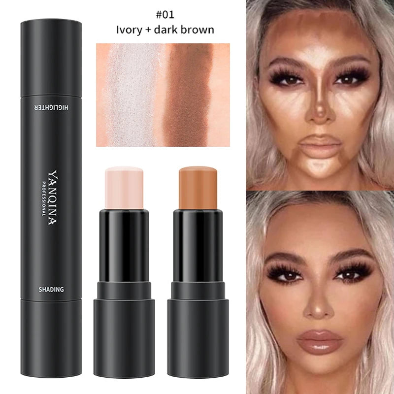 Dual-Tip Contour & Highlight Concealer Stick | All Skin Types Contour Concealer Stick QXL
