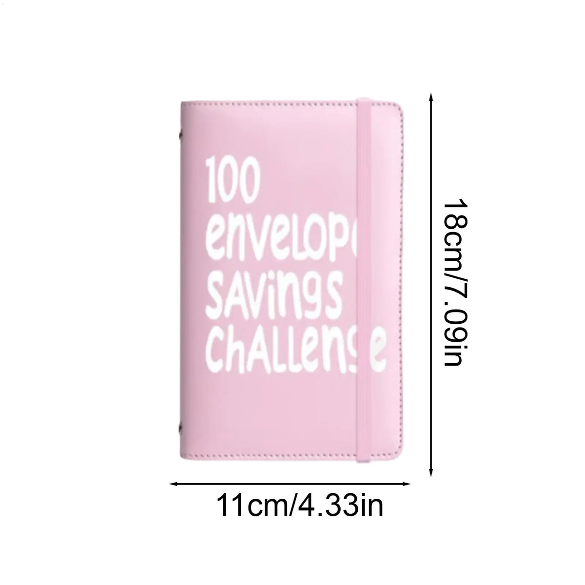 100 Envelope Challenge Binder | Cash Budget Savings Organizer Budget Savings Binder QXL