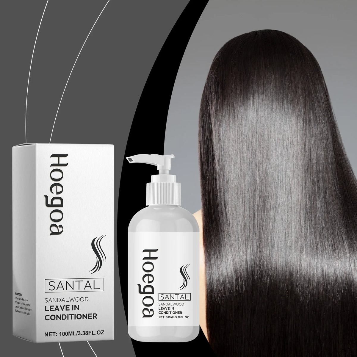 HOEGOA Leave-In Protein Cream Hair Mask – Repair & Nourish Leave-In Hair Treatment QXL