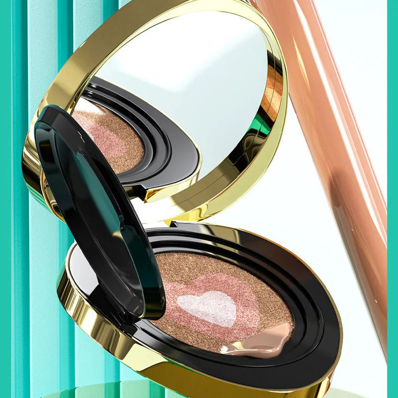 Korean Air Cushion BB CC Cream 3-in-1 Foundation & Concealer Set Cushion Foundation Set QXL