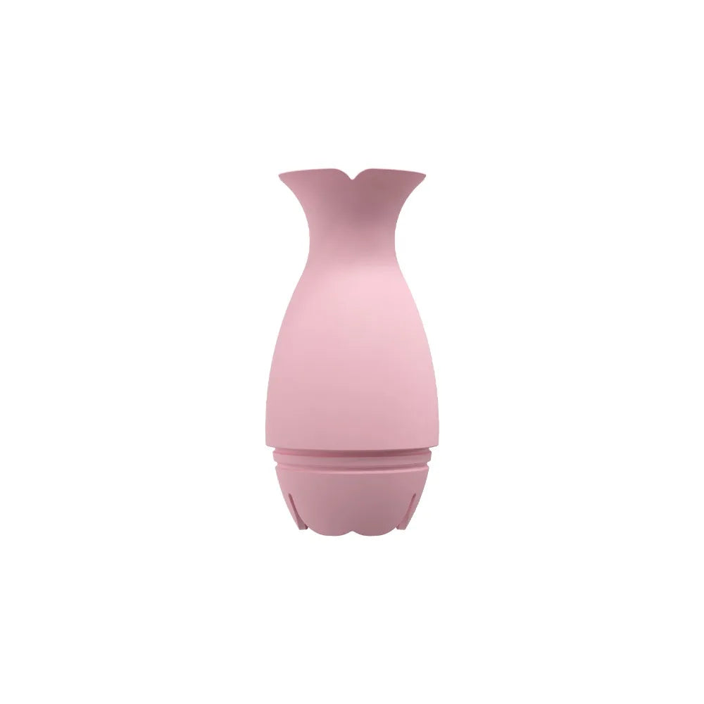 Silicone Makeup Sponge Holder Travel Case | Pink Blue Brown Makeup Sponge Holder QXL Pink