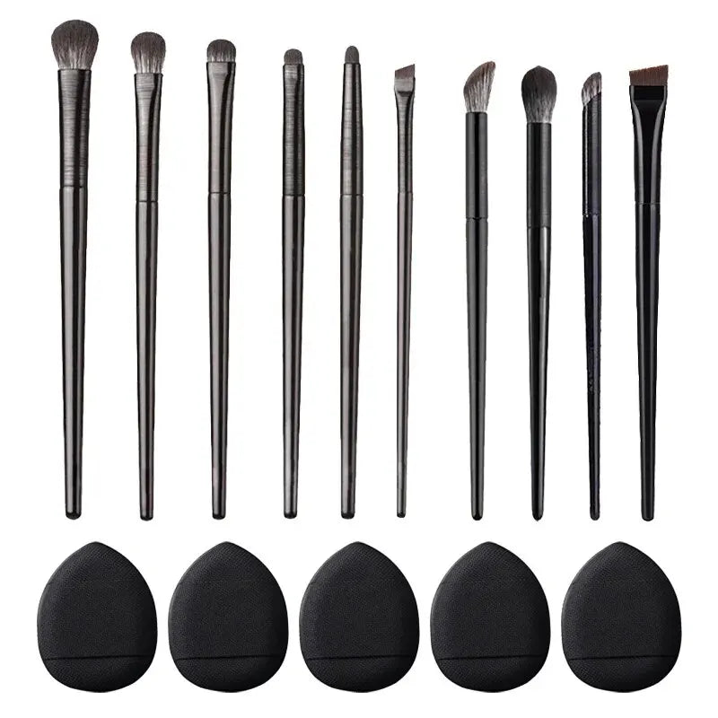 10-Piece Soft Eye Makeup Brush Set | Eyeshadow & Liner Brushes Eye Makeup Brush Set QXL