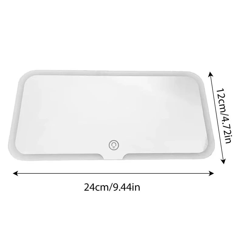 LED Car Sun Visor Vanity Mirror – 60 LEDs & 3 Light Modes Car Vanity Mirror QXL