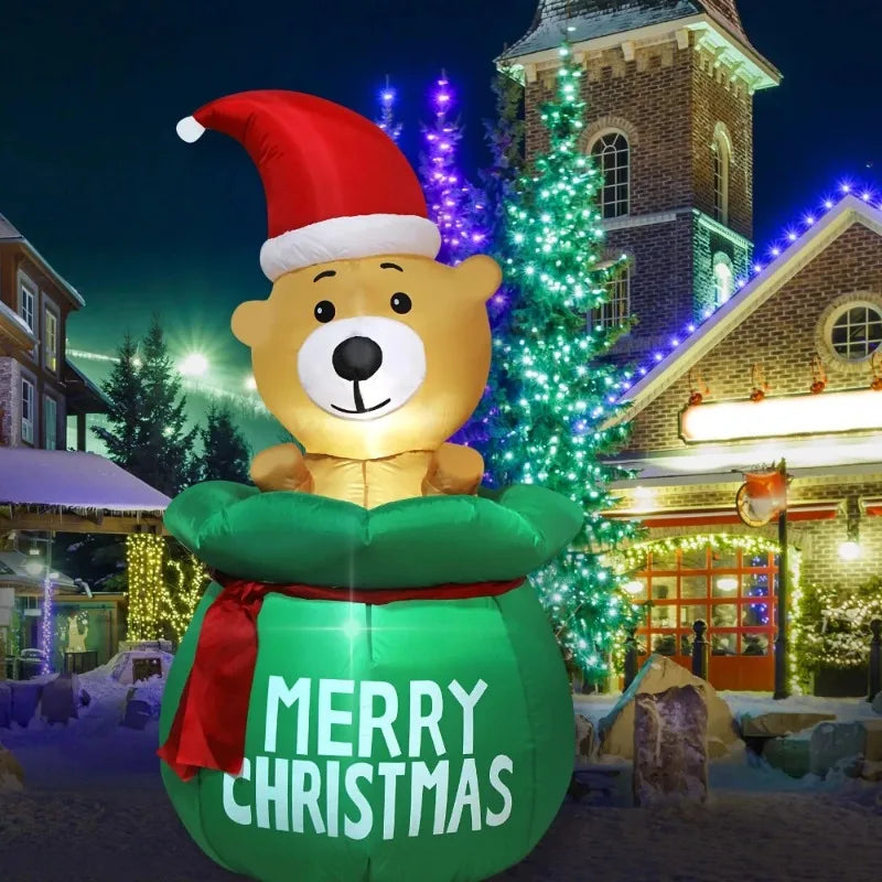 Giant LED Christmas Inflatable Decorations – Snowman & More Inflatable Christmas Decor QXL
