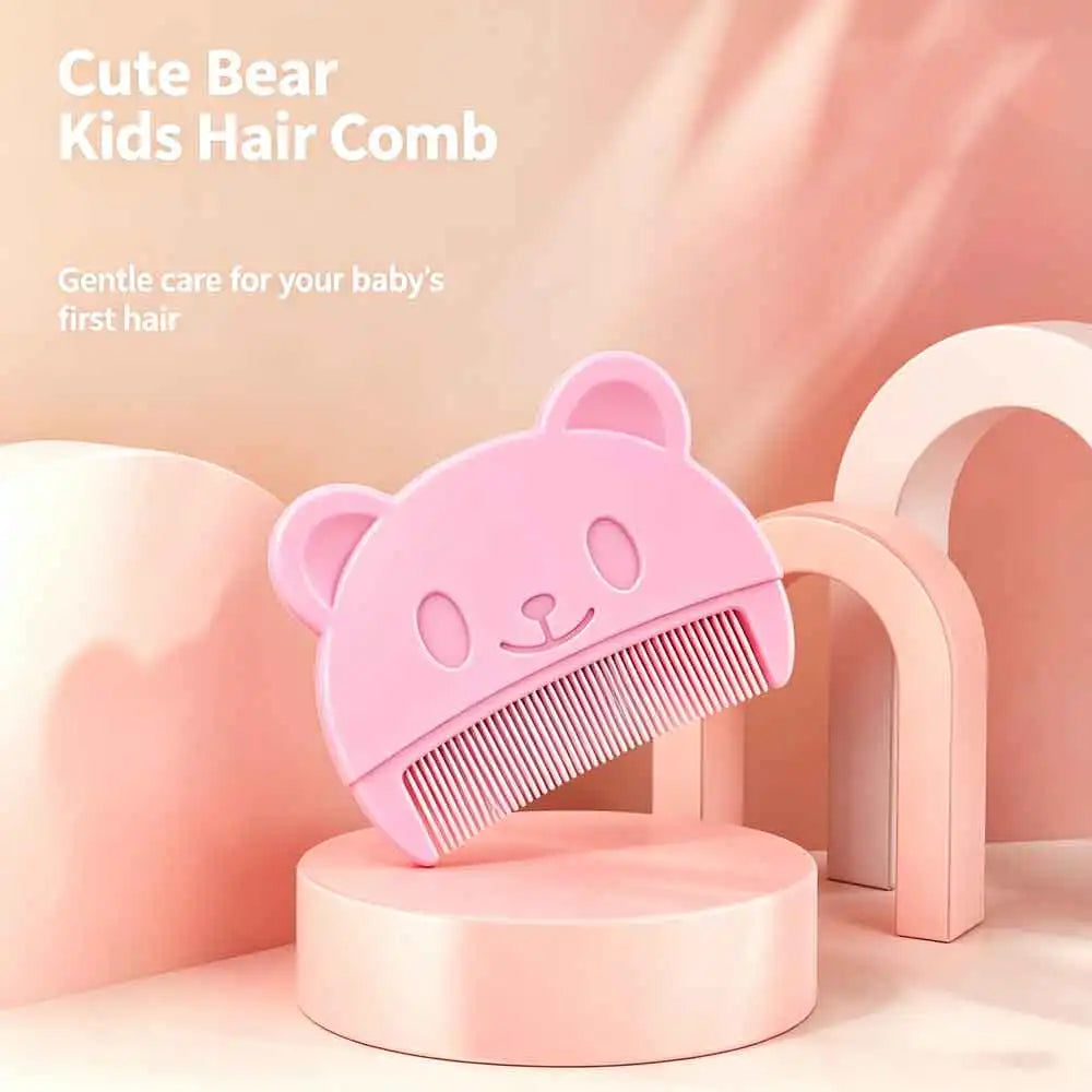 Soft Silicone Baby Hair Comb & Scalp Massager | Newborn Baby Grooming Comb QXL