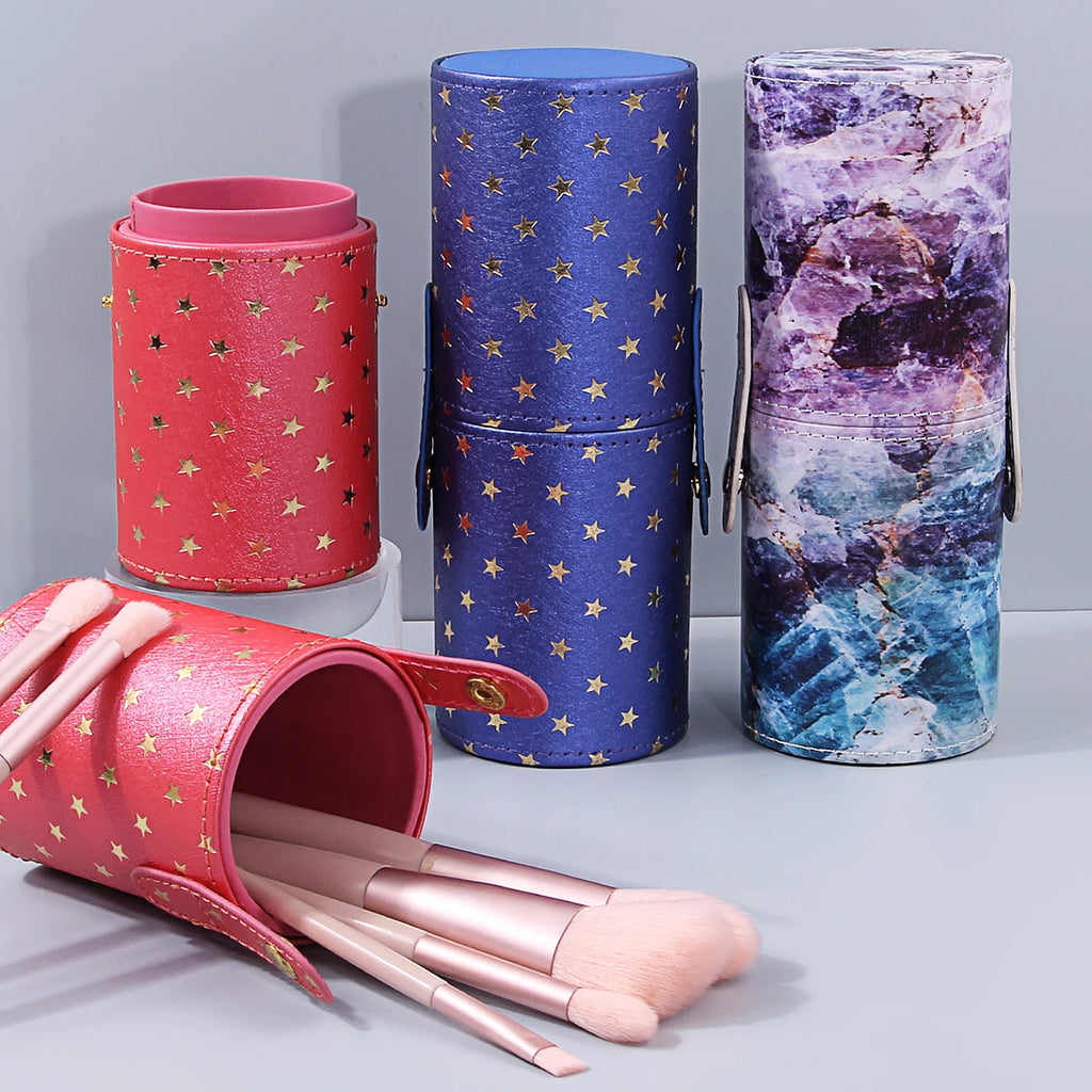 KOSSHOW PVC Makeup Brush Holder & Travel Storage Case Makeup Brush Bag QXL