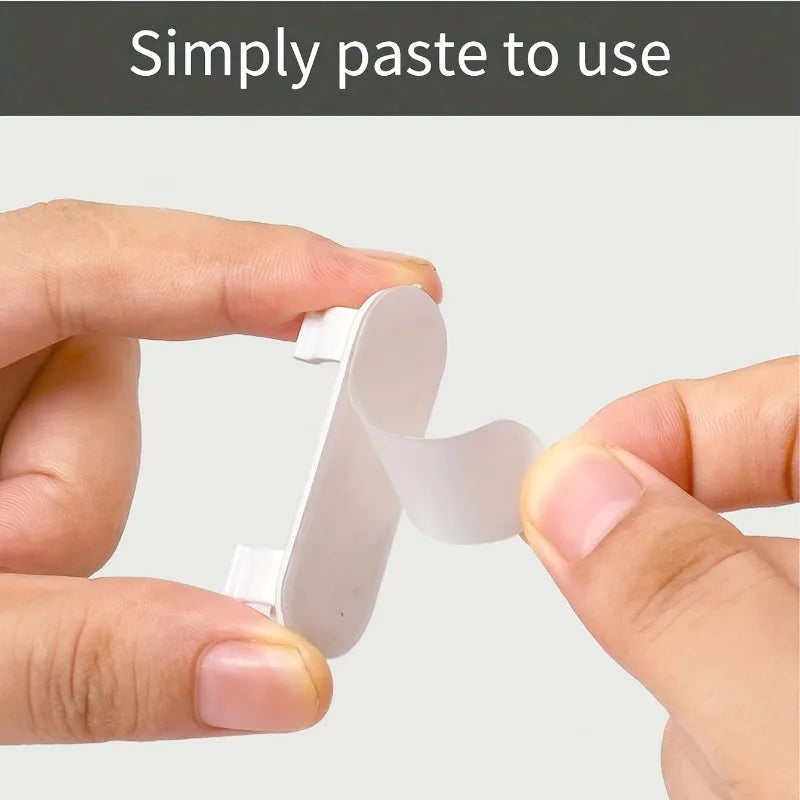 Adhesive Cable Management Clips | Adjustable Wire Cord Holders Cable Management Clips QXL
