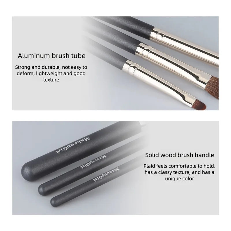 15-Piece Makeup Brush Set | Soft Bristle Foundation & Eye Makeup Brush Set QXL
