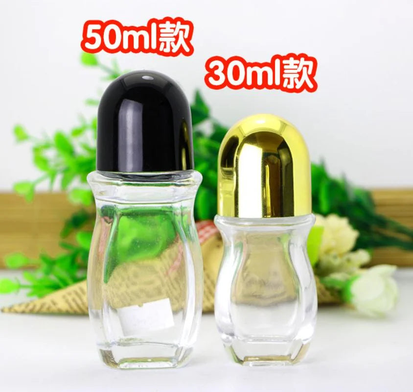 Glass Roll-On Bottle 30/50ml | Aromatherapy & Perfume Roller Roller Bottle QXL