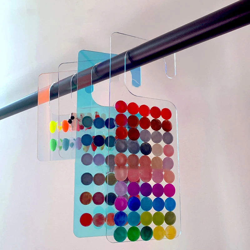 Aurora Acrylic Nail Swatch Display Board with Hook | Color Chart Nail Display Board QXL