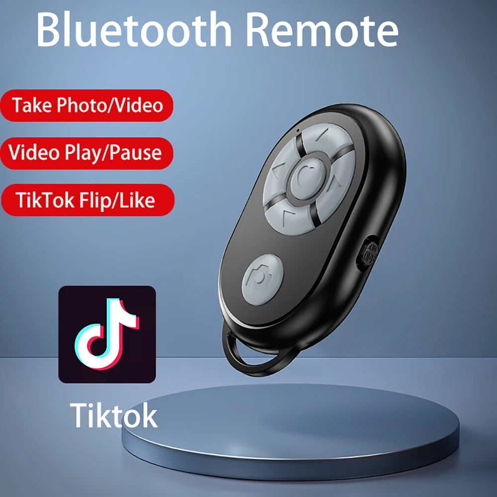 Bluetooth Wireless Shutter Remote for iPhone & Android Bluetooth Camera Remote QXL