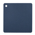 Silicone Honeycomb Kitchen Mat | Heat-Resistant Non-Slip Trivet Silicone Kitchen Mat QXL M463 Blue square pad L